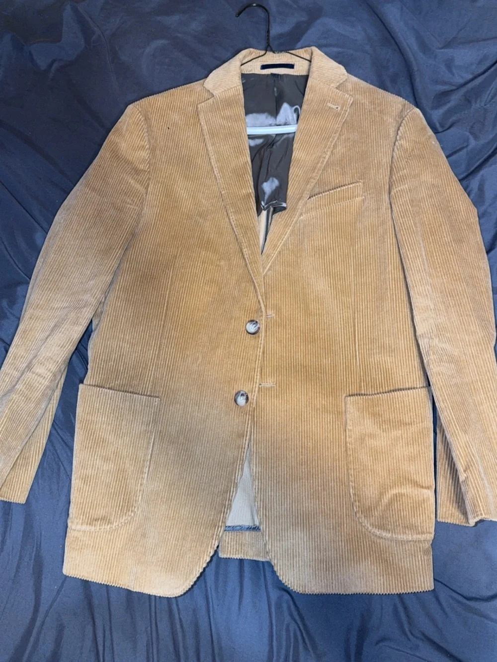 Jos. A. Bank Tan Camel Corduroy Two-Button Sport Coat